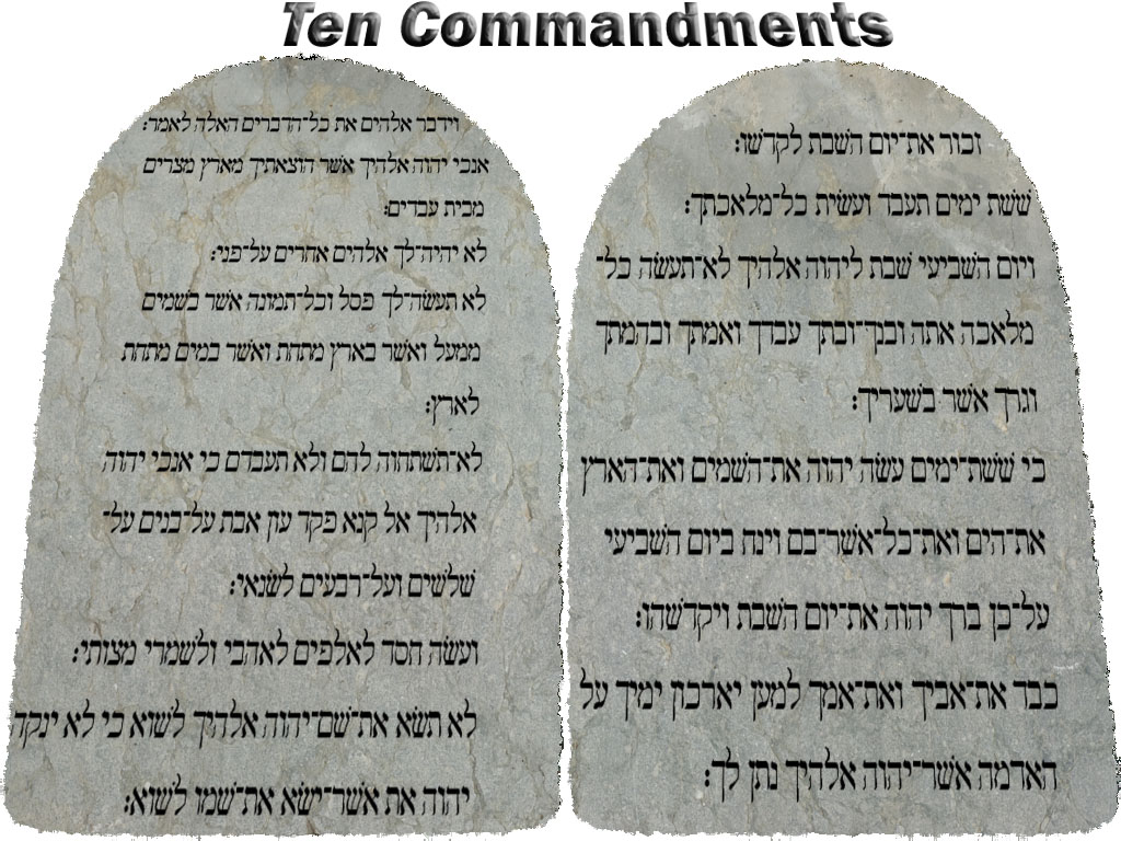 king james 10 commandments list